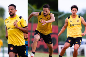 Willian Oliveira, Yago Felipe e Murilo Rhikman, volantes do Sport