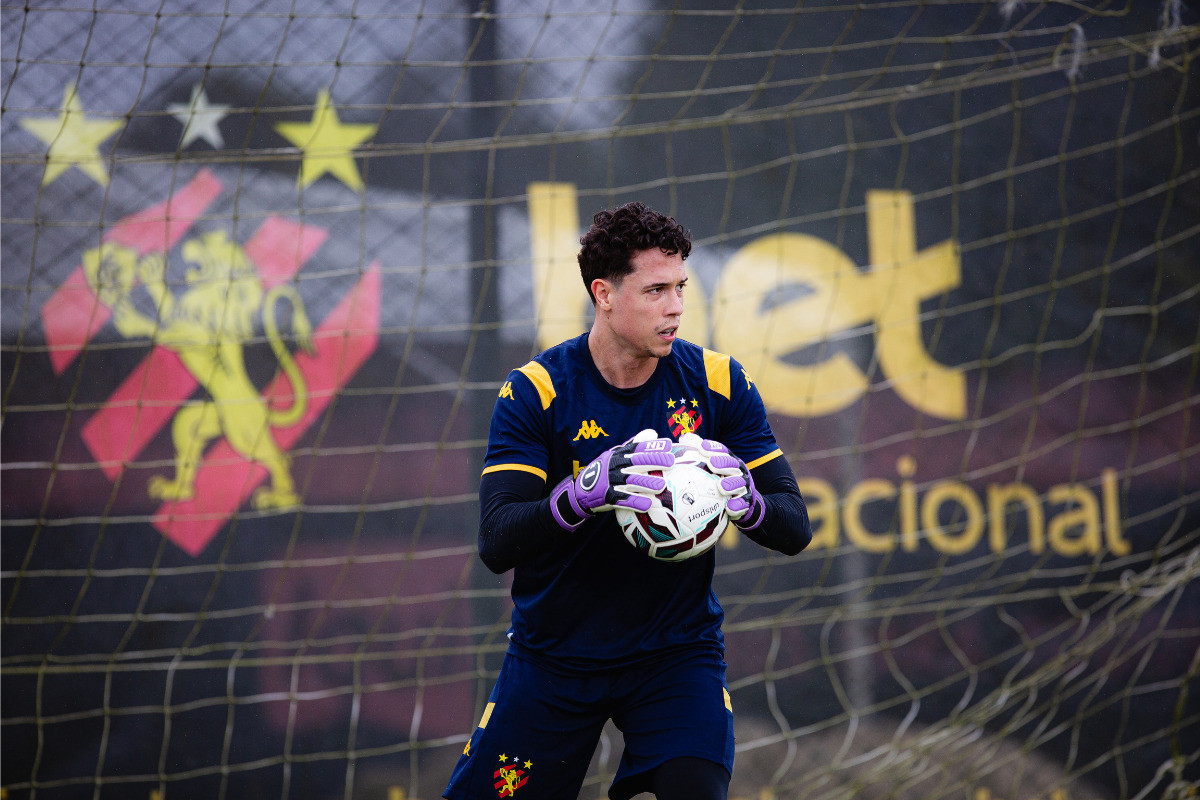 Brenno, novo goleiro do Sport /Paulo Paiva/SCR