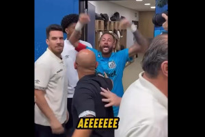 Neymar provoca torcedores do Remo ap&oacute;s jogo
