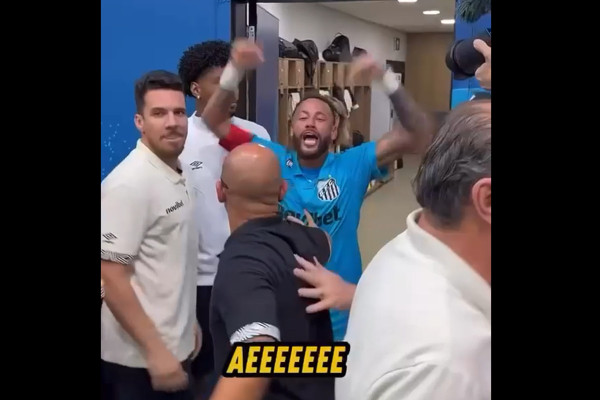 Neymar provoca torcedores do Remo ap&oacute;s jogo

