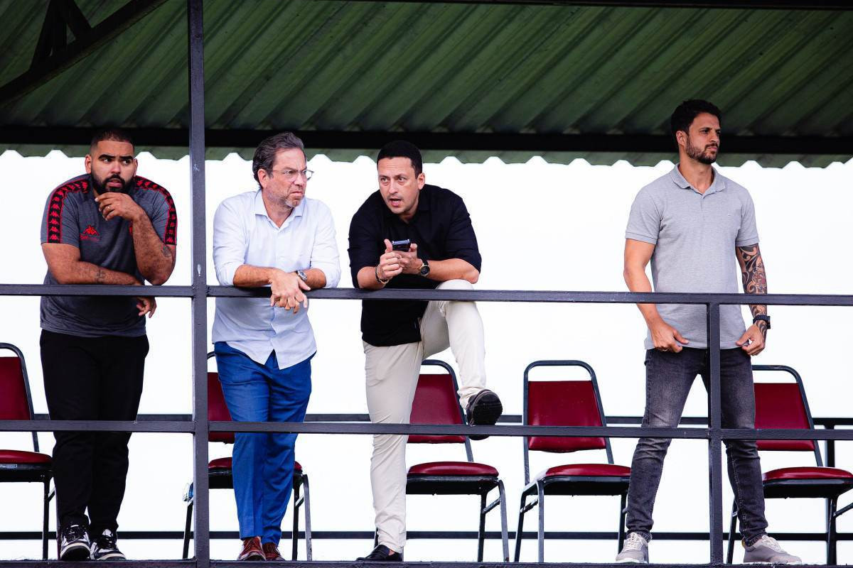 Membros do Departamento de Futebol do Sport/Paulo Paiva/SCR
