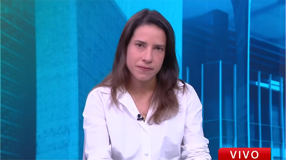 Raquel Lyra em entrevista ao canal CNN/Foto: Reprodução