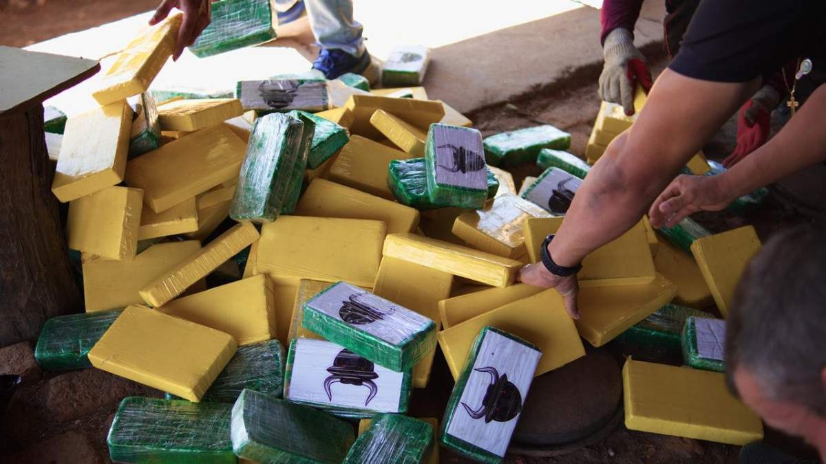 A incineração de entorpecentes é o procedimento legal de destruição de drogas no Brasil/Foto: Divulgação/PF