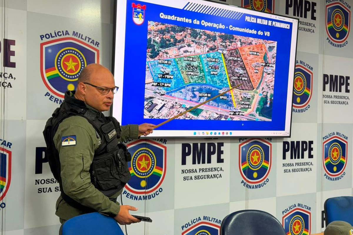 A ação integrada foi planejada para ampliar a segurança nas comunidades do V8 e V9
/Digulgação/PMPE