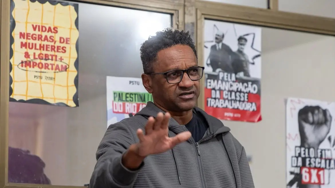 Hertz Dias é o candidato a presidente da República pelo PSTU/Reprodução/Redes sociais