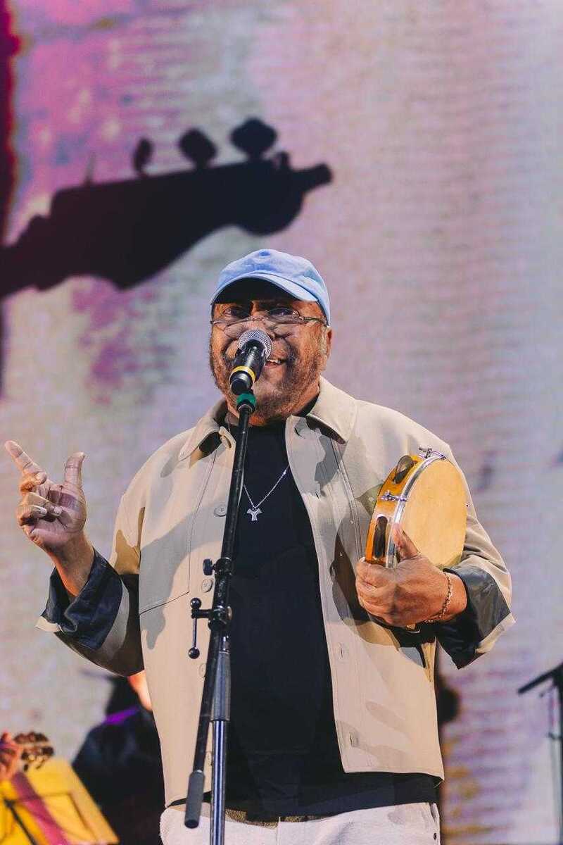 Martinho da Vila celebra décadas de samba ao lado da filha (Foto: Patrick Gomes)