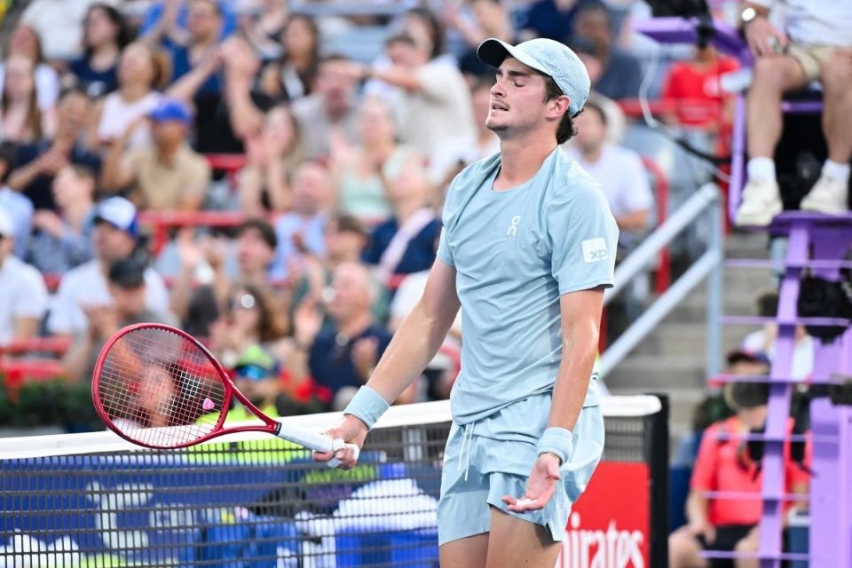 João Fonseca durante Masters de Montreal/MINAS PANAGIOTAKIS / GETTY IMAGES NORTH AMERICA / GETTY IMAGES VIA AFP