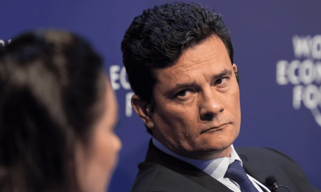O senador Sergio Moro (PL-PR)/Ciaran McCrickard/Fórum Econômico Mundial
