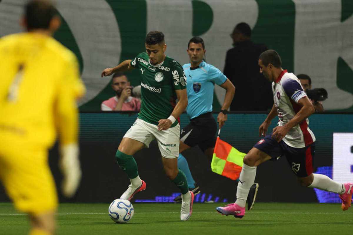 Andreas Pereira, jogador do Palmeiras/DIVULGAÇÃO/CESAR GRECO/SE PALMEIRAS
