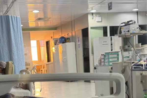 Criança picada por escorpião foi transferida para o Procape  (Foto: Reprodução/Instagram)