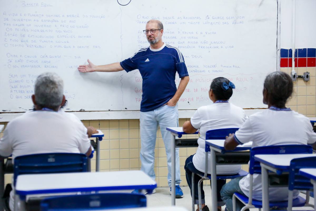  A modalidade oferece vagas para os ensinos fundamental e médio/Fotos: Filipe Jordão/SEE