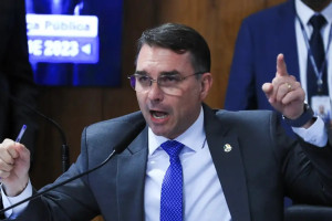 Fl&aacute;vio Bolsonaro (PL), senador e candidato &agrave; presid&ecirc;ncia da Rep&uacute;blica 