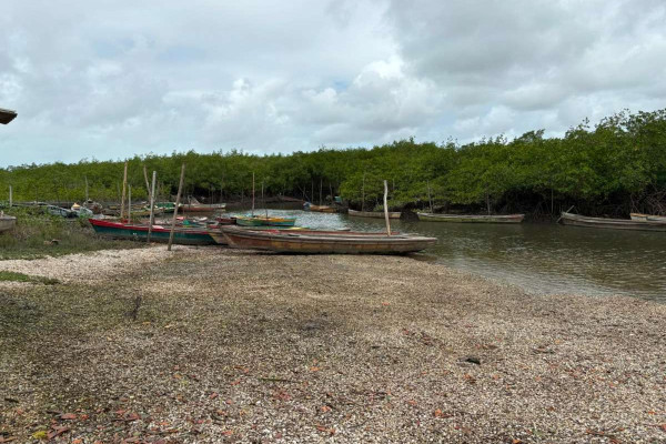 Em Tamandaré, projeto sobre petróleo e pesca artesanal debate racismo e injustiça ambiental em comunidades do Nordeste (Foto: Arquivo do projeto da Pesca de integrantes de Comunicação do Caranguejo Uçá)