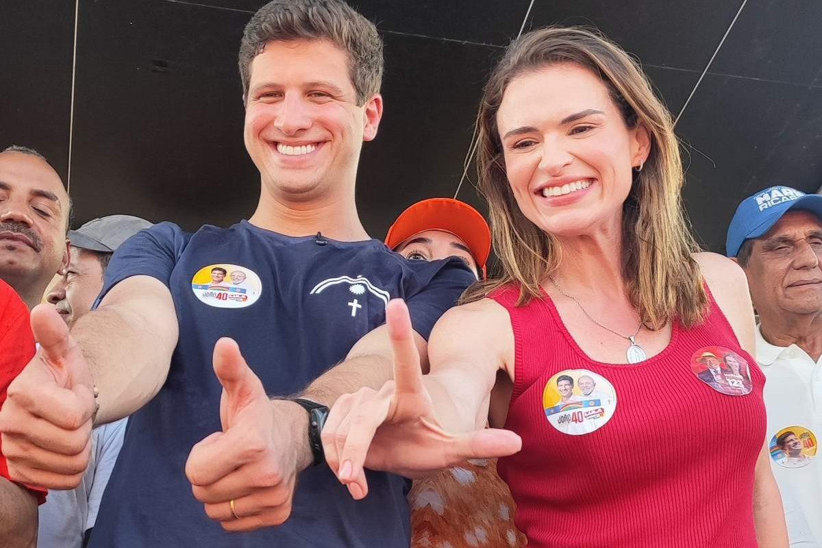 João Campos e Marília Arraes participaram de ato em Brasília Teimosa/Foto: Amauri Lins/DP