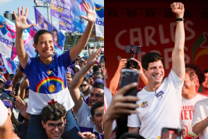 Raquel e Jo&atilde;o iniciam campanha com obras e sa&uacute;de no centro dos discursos