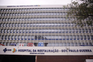 Faixada do Hospital da Restaura&ccedil;&atilde;o (HR), centro do Recife