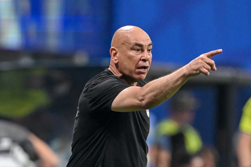  Head Coach Hossam Hassan of Egypt during the FIFA World Cup USA 2026 Round of 16 match between Argentina and Egypt at Atlanta Stadium, Atlanta, United States, on July 7, 2026. (Photo by Waleed Ibrahim/NurPhoto) (Photo by Waleed Ibrahim / NurPhoto via AFP)/ NurPhoto via AFP