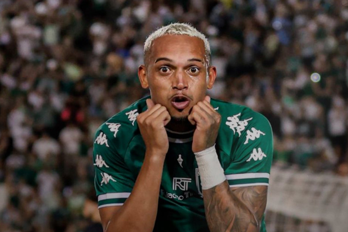 Felipe Clemente, atacante do Gama/Reprodução/Gama