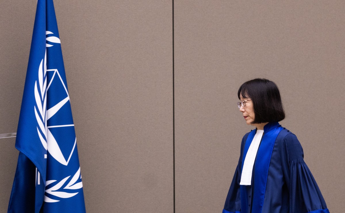 Juíza Tomoko Akane, do Tribunal Penal Internacional (TPI)/EVA PLEVIER/ANP/AFP