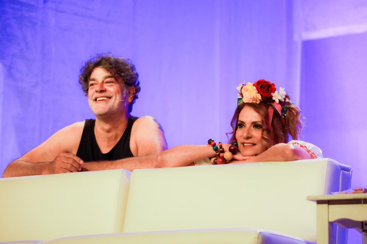 Patricya Travassos e Eduardo Moscovis estrelam a adaptação brasileira de "Duetos" (Foto: Barbarah Queiroz)