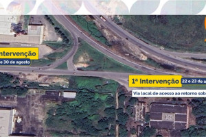 BR-101 ter&aacute; interdi&ccedil;&atilde;o total neste fim de semana para obras em Jaboat&atilde;o