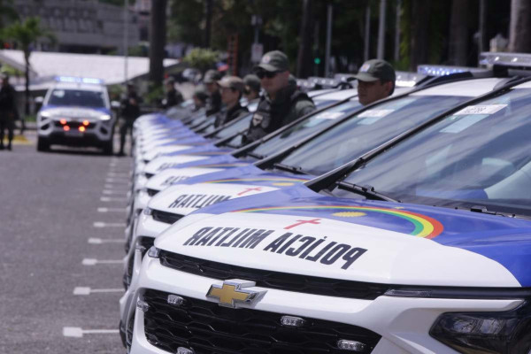 PMPE recebe 124 novas viaturas para renovação da frota (Foto: Mauricio Ferry/DP Foto)
