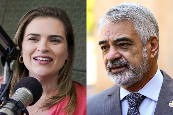 Marília Arraes lidera disputa, acompanhada de Humberto Costa/Fotos: Reprodução e Marcelo Camargo/Agência Brasil