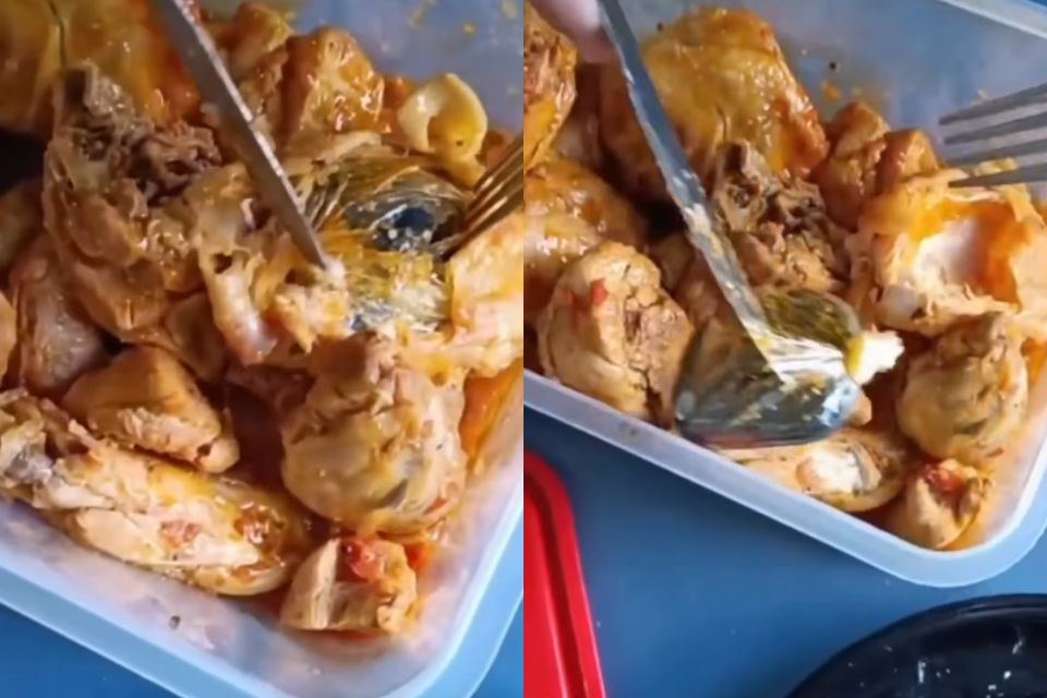 Os itens estavam escondidos junto aos alimentos e foram encontrados durante a inspeção manual./Reprodução/Instagram via @policiapenalemacaopb.
