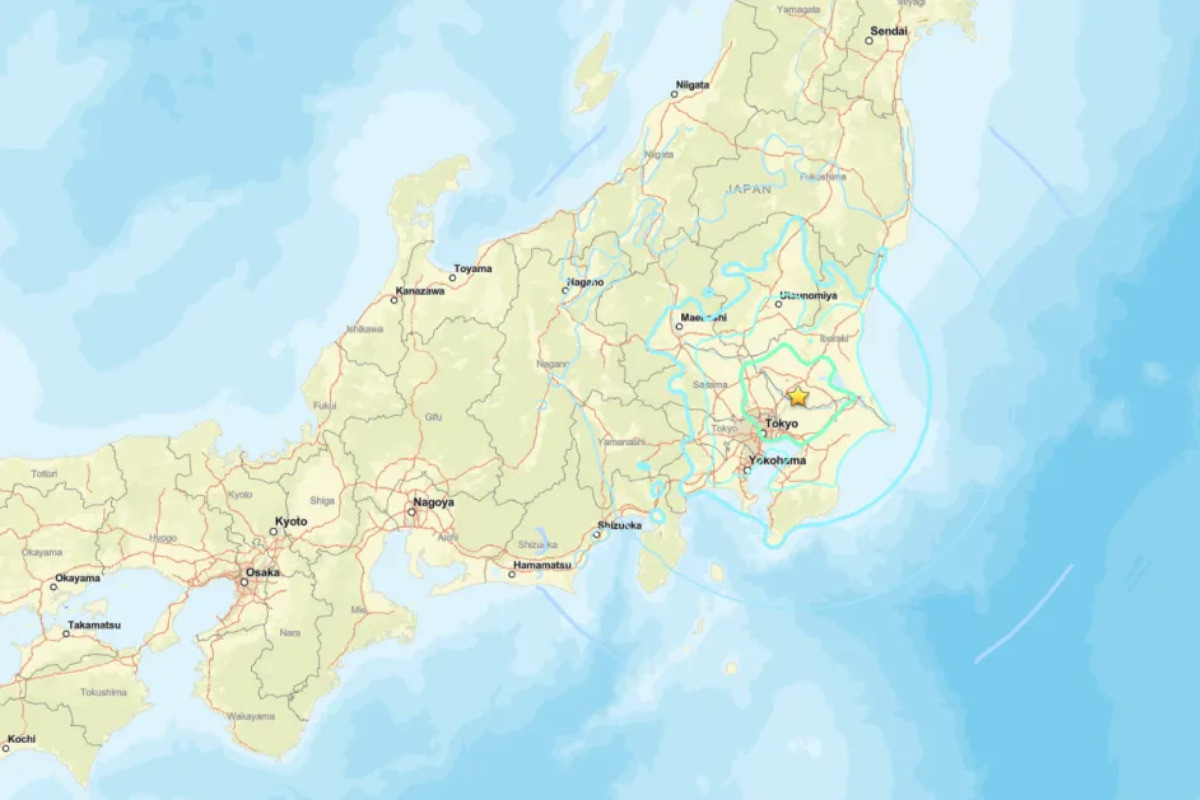 Japão sofre terremoto de magnitude 5,9/Serviço Geológico dos Estados Unidos