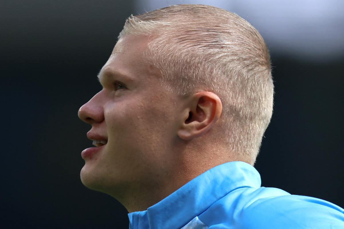 Erling Haaland, atacante do Manchester City /Darren Staples/AFP