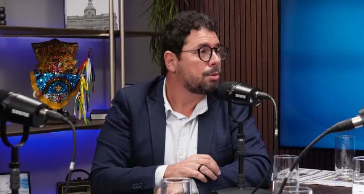 Ivan Moraes (Psol) é candidato ao Governo de Pernambuco/Reprodução/Diario de Pernambuco TV