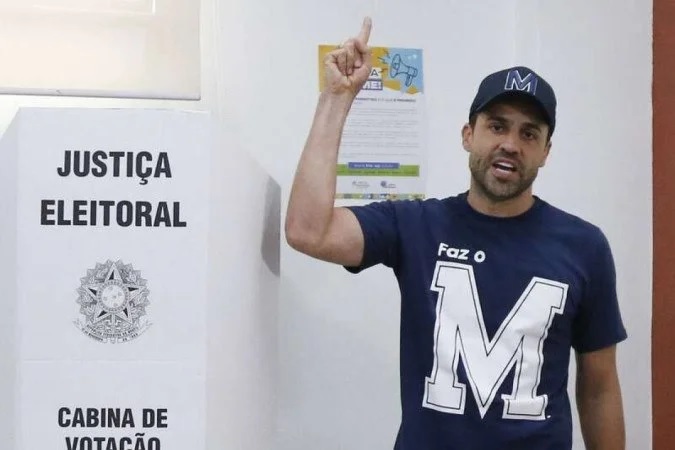 Candidato à prefeitura de SP em 2024, o influencer terminou a disputa em terceiro lugar e não avançou para o segundo turno/Foto: AFP