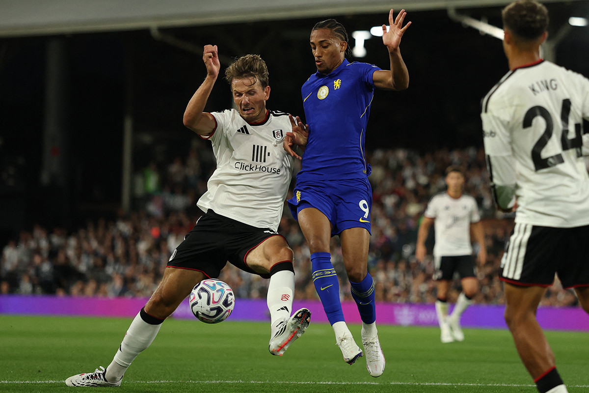 João Pedro, atacante do Chelsea/ADRIAN DENNIS / AFP