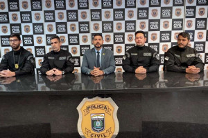 Delegado Lucas Freitas, delegado Jorge Pinto, delegado Paulo Dias, delegado Jos&eacute; Ten&oacute;rio, delegado Cley Anderson