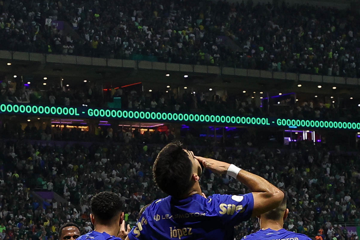 Flaco López, atacante do Palmeiras/CESAR GRECO/SE PALMEIRAS