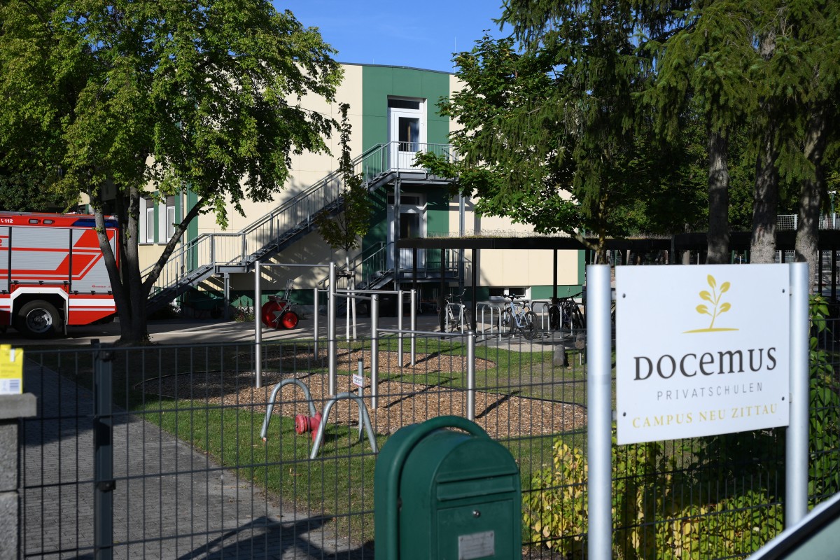 Escola em de Gosen Neu Zittau, nos arredores de Berlim/Ralf Hirschberger/AFP