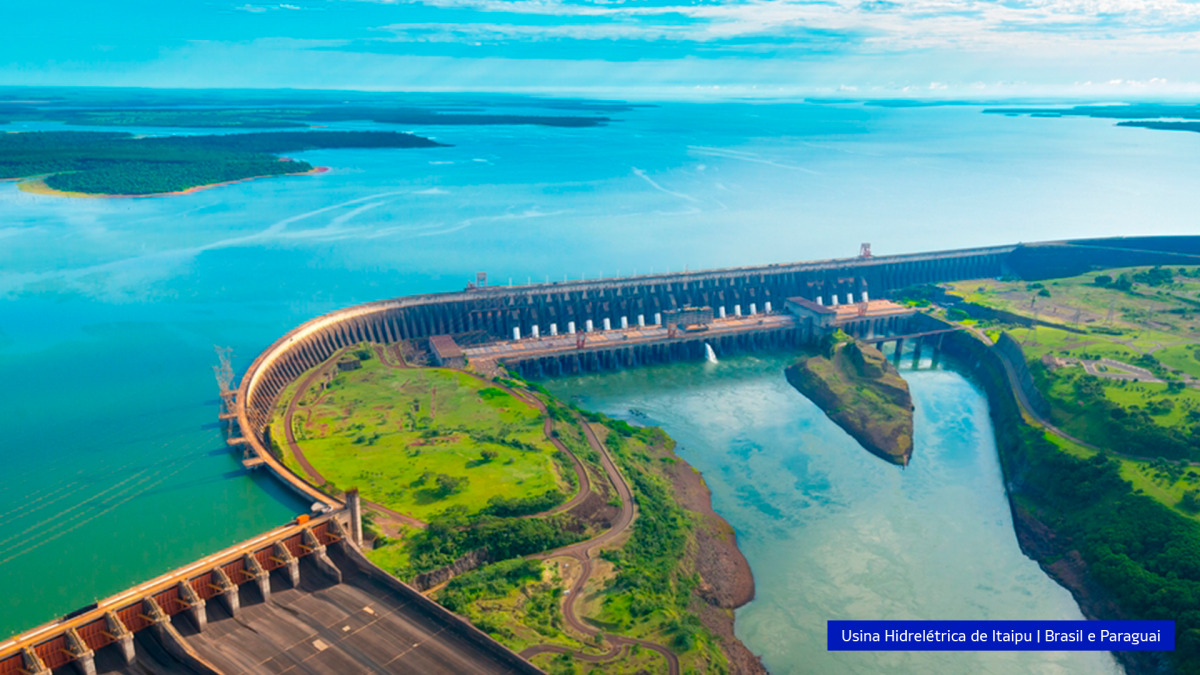 70% do cimento usado na construção da Usina Hidrelétrica de Itaipu (o equivalente a cerca de 35 milhões de sacos de cimento) foi fornecido pela Votorantim Cimentos (Divulgação/Votorantim Cimentos)