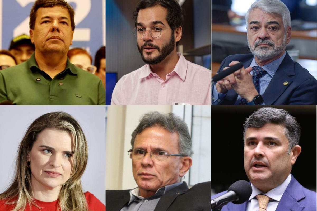 Candidatos ao Senado Federal por Pernambuco em 2026/Fotos: Maurício Ferry/DP Foto; Karol Rodrigues/DP Foto; Saulo Cruz/Agência Senado; Melissa/DP Foto; Nando Chiapetta/Arquivo DP; Vinicius Loures/Câmara dos Deputados