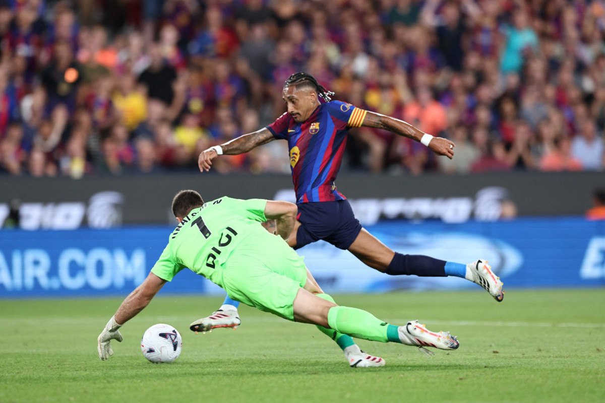 Raphinha, atacante do Barcelona/JOSEP LAGO / AFP
