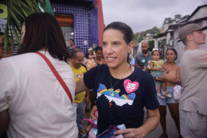 Governadora Raquel Lyra (PSD), em agenda em Jardim Monte Verde, nesta sexta-feira (28)