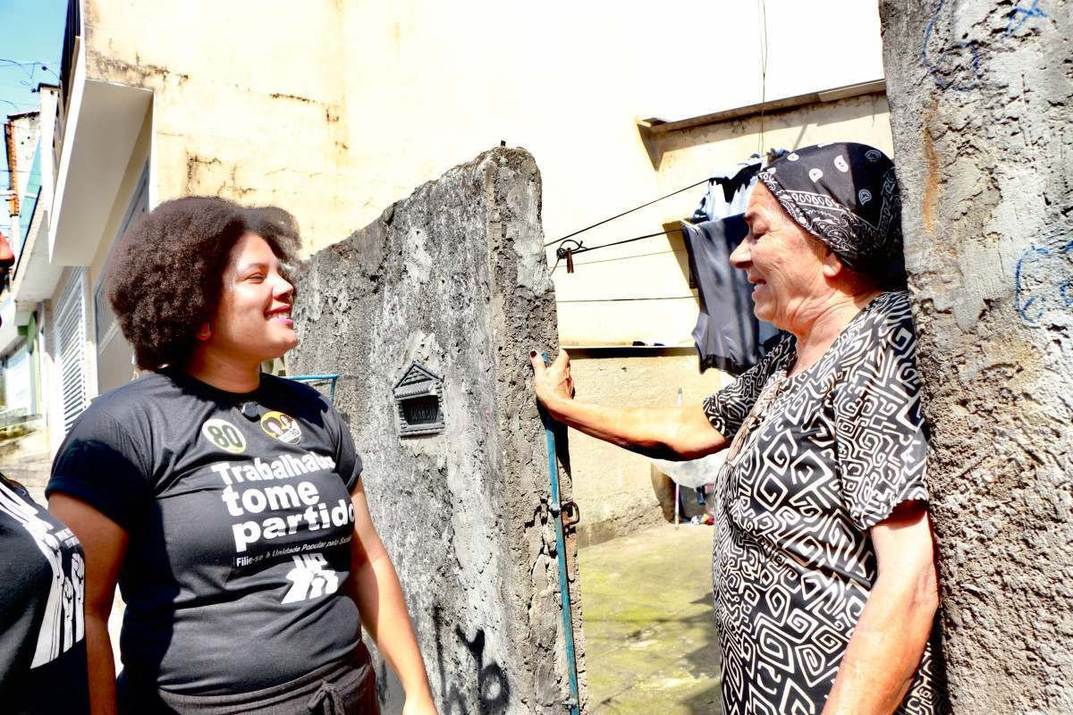 Samara Martins, candidata do partido Unidade Popular (UP), esteve em Mauá e João Pessoa/Sophia Manzano/ Divulgação