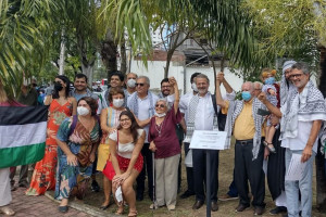 Inaugura&ccedil;&atilde;o da Pra&ccedil;a da Palestina, em 2022