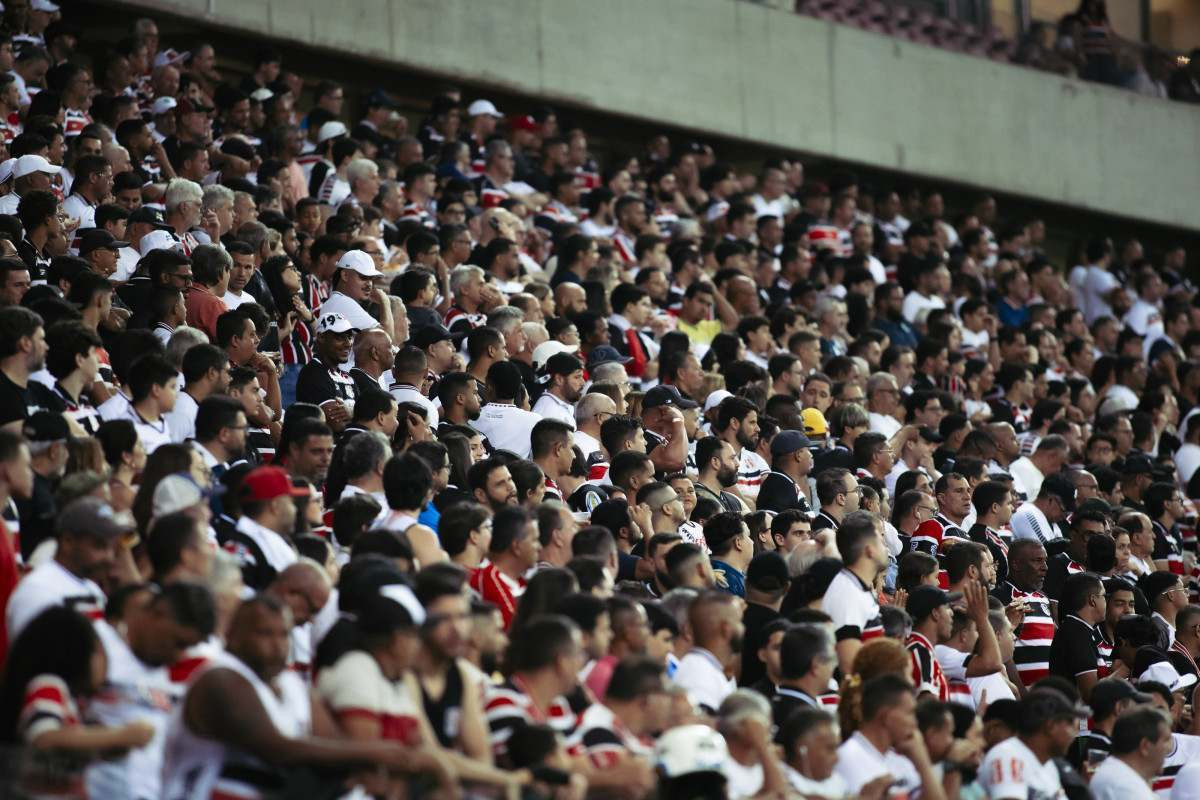 Torcida do Santa Cruz na Arena de Pernambuco /Savyo Miguel / FPF