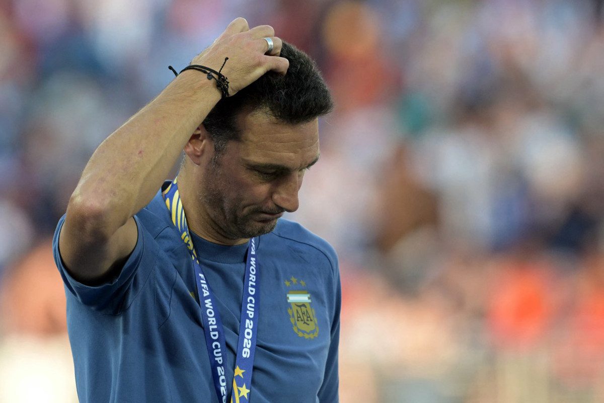 Lionel Scaloni, técnico da seleção da Argentina/JUAN MABROMATA/AFP