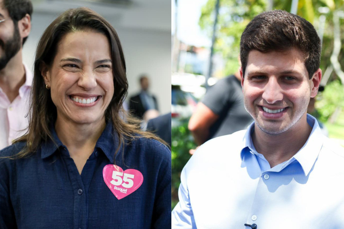 Raquel Lyra (PSD) e João Campos (PSB) têm compromissos em diversas cidades do Agreste neste final de semana/Fotos: Yacy Ribeiro e Marlon Diego
