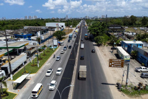 BR-101 Sul na tarde desta sexta-feira