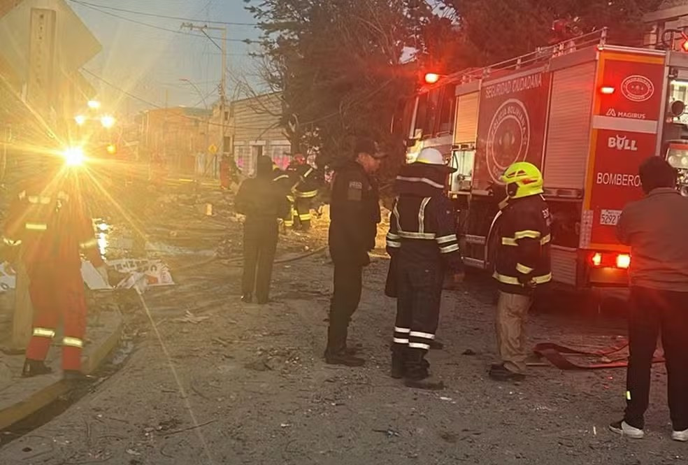 Explosão em Viacha, na Bolívia, deixou dezenas de feridos/Ministério da Defesa da Bolívia/Divulgação