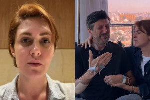 "Quem conseguiu a medica&ccedil;&atilde;o fui eu e o Lito", afirmou Mila nas redes