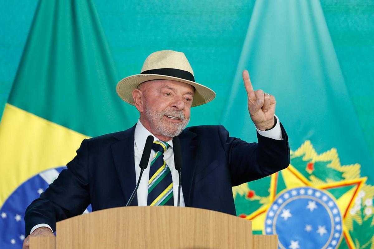 'Voto definirá se teremos um Brasil que se apequena para outros países', diz Lula. 
/Foto: Ricardo Stuckert.