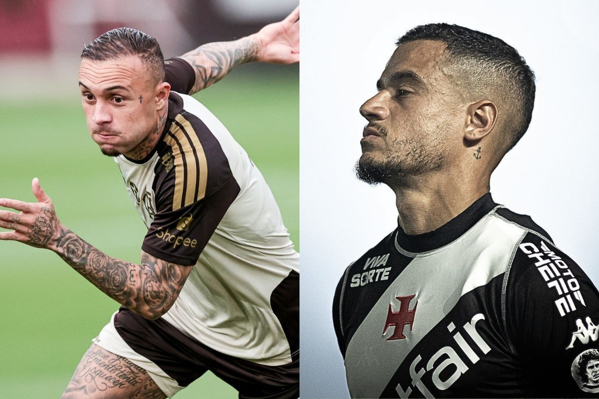 Everton Cebolinha e Philippe Coutinho/Gilvan de Souza/Flamengo e Matheus Lima/Vasco
